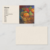 Carte De Visite Art de peinture de corbeille de fruits - multi (Devant / Derrière)