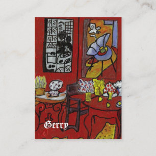 CARTE DE VISITE ART DE PORTABLE DE GERRYS MATISSE