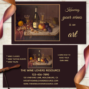 Carte de visite Art de vie still wine Evénements C