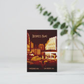 Carte de visite Art Déco (Debout devant)