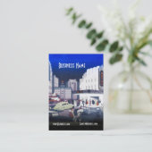 Carte de visite Art Déco (Debout devant)