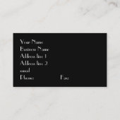 Carte De Visite Art déco (Dos)