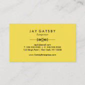 Carte De Visite Art déco classique/art Nouveau (Dos)