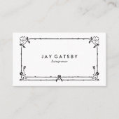 Carte De Visite Art déco classique/art Nouveau (Devant)