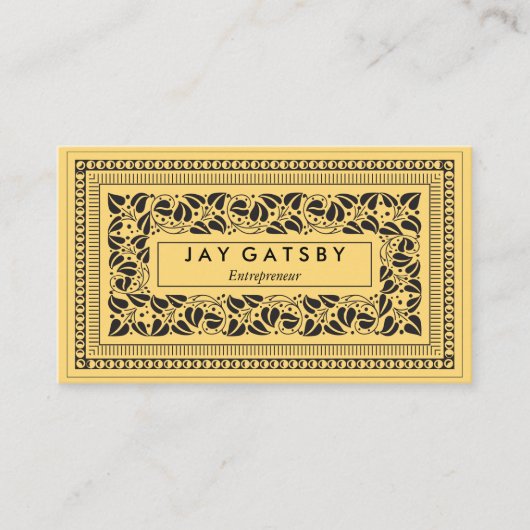 Carte De Visite Art déco classique/art Nouveau (Devant)