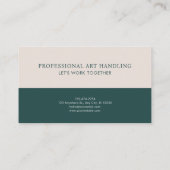 Carte De Visite Art folklorique Fleur sauvage artistique de Bohême (Dos)