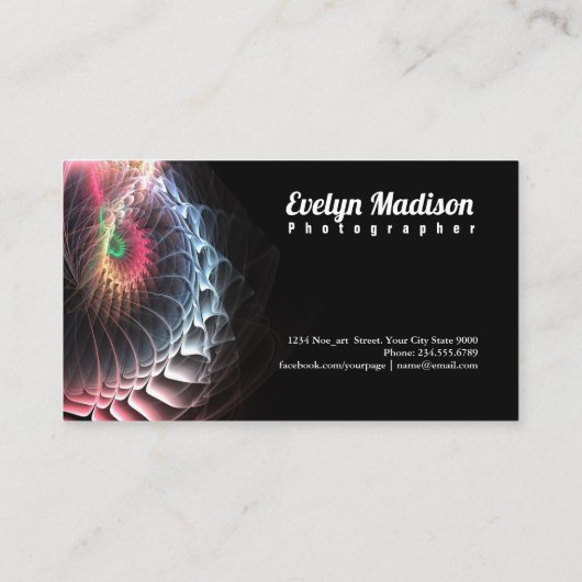 Carte De Visite art fractal b76877 (Dos)