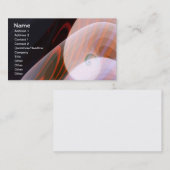 Carte De Visite Art fractal de l'extraction de cuivre (Devant / Derrière)