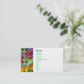 Carte De Visite Art Fractal fin mosaïque (Debout devant)