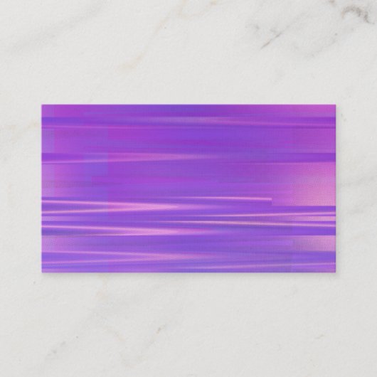 Carte De Visite Art Glitch Vaporwave Esthétique Horizontal (Devant)