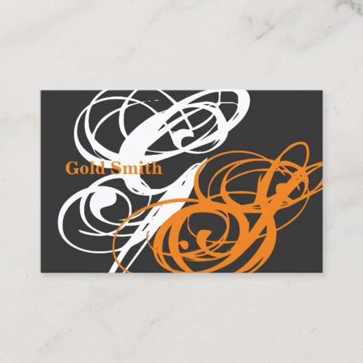 Carte De Visite art lettre (Devant)