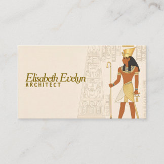 Carte De Visite Art minimaliste de pharaon égyptien antique