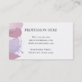 Carte De Visite Art moderne (Dos)