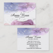 Carte De Visite Art moderne d'aquarelle de *~* de parties (Devant / Derrière)