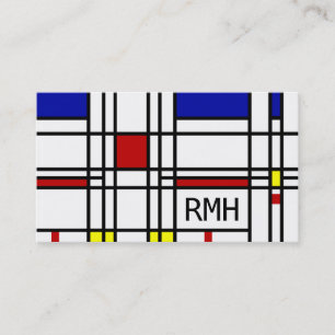 Carte De Visite Art moderne de Mondrian