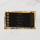 Carte De Visite Art Moderne Tournesols Sur Le Terrain Collection (Dos)