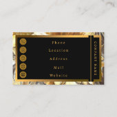 Carte De Visite Art Moderne Tournesols Sur Le Terrain Collection A (Dos)