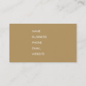 Carte De Visite Art Nail Manicuriste Moderne (Dos)