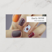 Carte De Visite Art Nail, Technicien Nail (Devant)