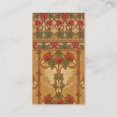 Carte De Visite Art Nouveau (Dos)