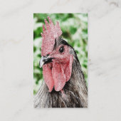 Carte De Visite Art numérique Blue Rooster (Dos)