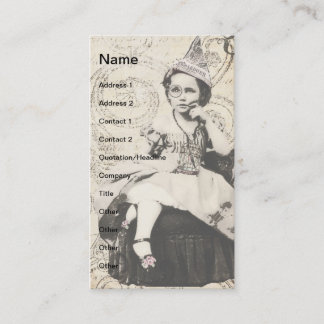 Carte De Visite Art numérique Casquette de la presse