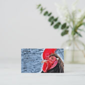 Carte De Visite Art numérique de coq (Debout devant)