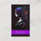 Carte de visite Art numérique stylist élégant (Devant)