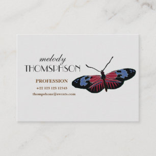 Carte De Visite Art papillon