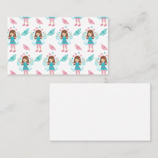 Carte De Visite Art papillon (Devant / Derrière)