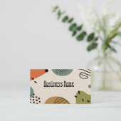 Carte De Visite Art Peint Abstrait Terme (Debout devant)