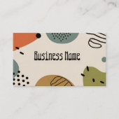 Carte De Visite Art Peint Abstrait Terme (Devant)