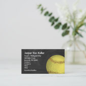 Carte De Visite Art peint du base-ball (Debout devant)