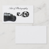 Carte De Visite Art photographique (Devant / Derrière)