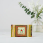 Carte De Visite Art plein d'espoir de changement d'acceptation de (Debout devant)