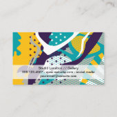 Carte De Visite Art pop moderne (Dos)