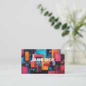 Carte De Visite Art pop moderne (Debout devant)