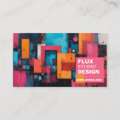 Carte De Visite Art pop moderne (Dos)