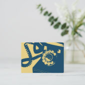 Carte De Visite Art pop téléphone du Rotary (Debout devant)