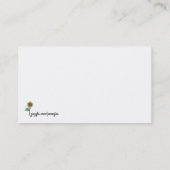 Carte De Visite Art populaire d'Ukrainien de fille de Perogie (Dos)