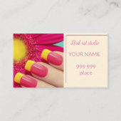 Carte De Visite Art pour ongle (Devant)