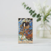 Carte De Visite Art samouraï légendaire japonais classique de (Debout devant)