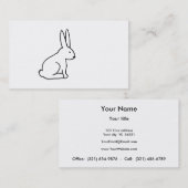 Carte De Visite Art simple de logo de symbole graphique (Devant / Derrière)