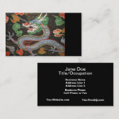 Carte De Visite Art sud-coréen Namdaemun Sungnyemun de dragon (Devant / Derrière)