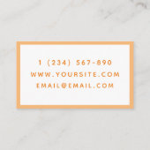 Carte De Visite Art Therapy Ajouter Votre Nom Artistique Créatif M (Dos)