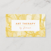 Carte De Visite Art Therapy Ajouter Votre Nom Artistique Créatif M (Devant)