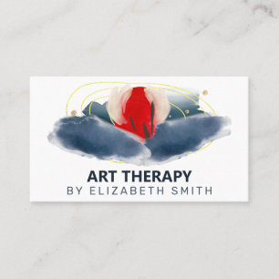 Carte De Visite Art Therapy Healing Abstrait