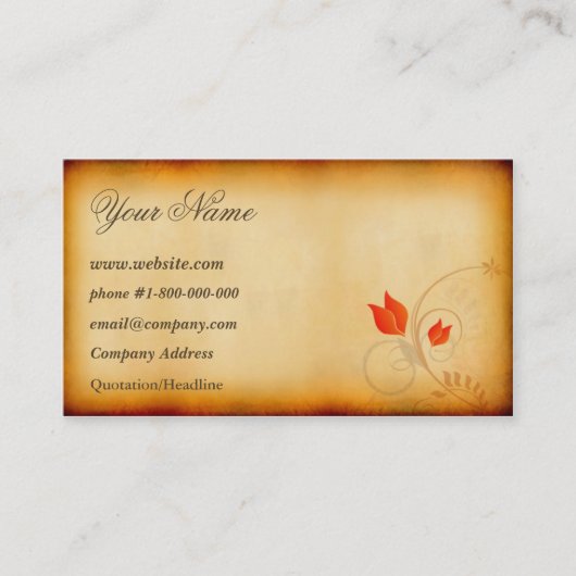 Carte De Visite Art vintage (Devant)
