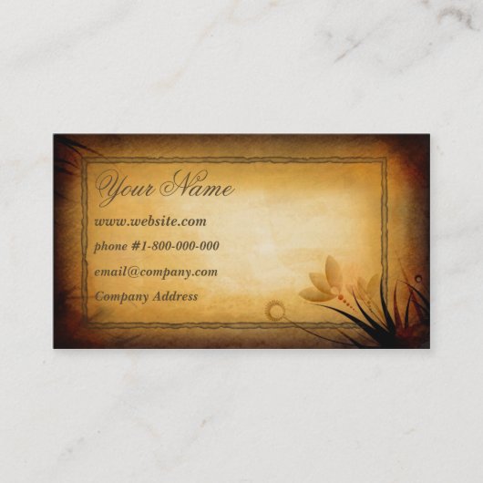 Carte De Visite Art vintage (Devant)