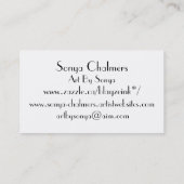 Carte de visite ArtBySonya (Dos)